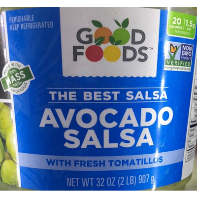 Avocado Salsa with Fresh Tomatillos