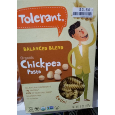 Chickpea Pasta, Organic