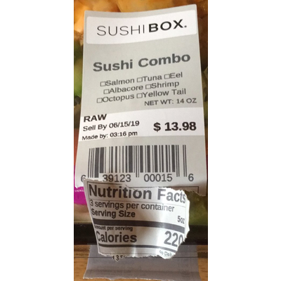 Sushi Combo, Raw
