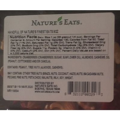 Handful of Nature's Finest Eats