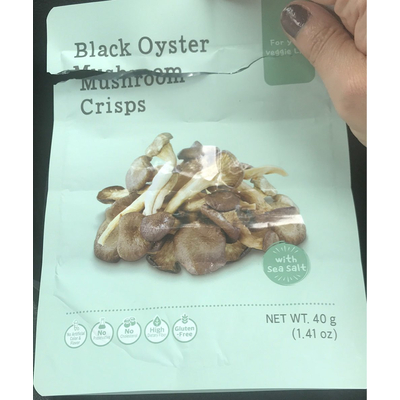 oyster mushroom crisps