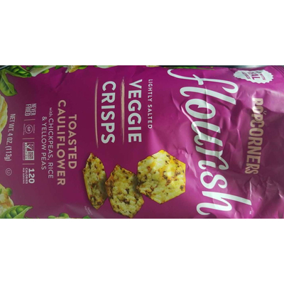 Flourish Veggie Crisps, Toasted Cauliflower