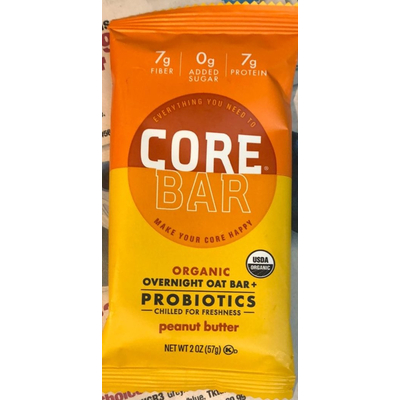 Organic Overnight Oat Bar, Peanut Butter