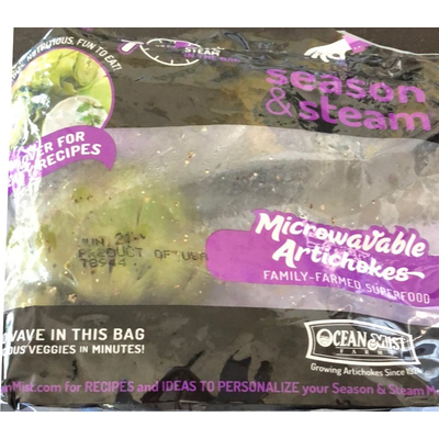 Microwavable Artichokes