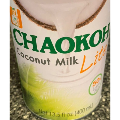 Coconut Milk, Lite