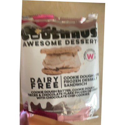 Awesome Dessert, Cookie Dough Lyfe Frozen Dessert Sandwich