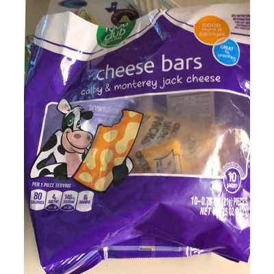 Cheese Bars, Colby & Monterey Jack Cheese