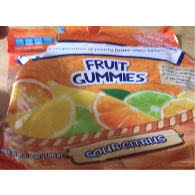 Fruit Gummies Sour Citrus