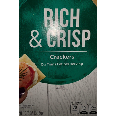 Rich & Crisp Crackers