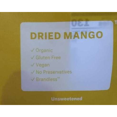 Dried Mango, Unsweetened