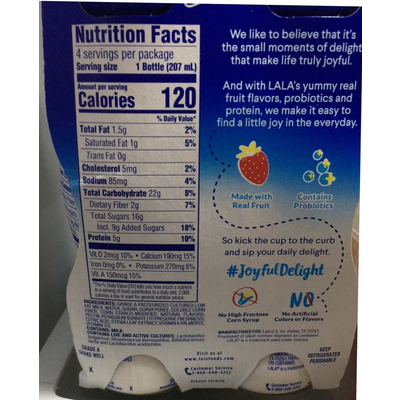 Yogurt Smoothie with Probiotics, Guava
