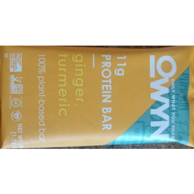 Protein Bar Turmeric Ginger