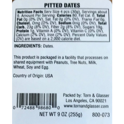 Pitted Dates