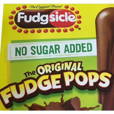 Frozen Dessert, The Original Fudge Pops, No Sugar Added