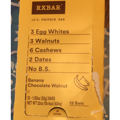 Protein Bar, Banana Chocolate Walnut