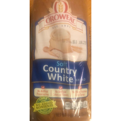 Bread, Soft Country White