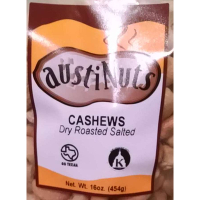 Cashews, Dry Roasted Salted