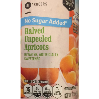 Halved Unpeeled Apricots