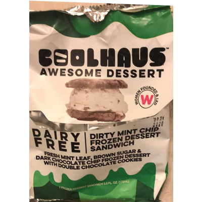 Awesome Dessert, Dirty Mint Chip Frozen Dessert Sandwich