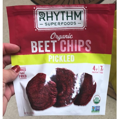 Organic Beet Chips, Pickled