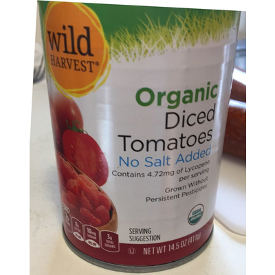 Diced Tomatoes, No Salt Added