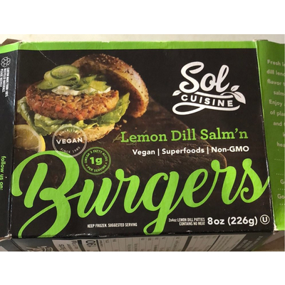 Burgers, Lemon Dill Salm'n
