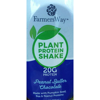 Plant Protein Shake, Peanut Butter Chocolate