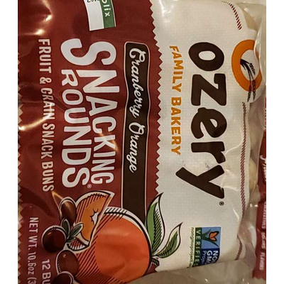 Snacking Rounds, Cranberry Orange