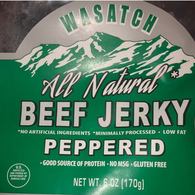 All Natural Beef Jerky Peppered