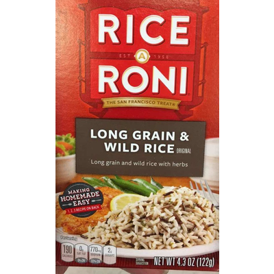 Calories in Long Grain & Wild Rice from Rice A Roni