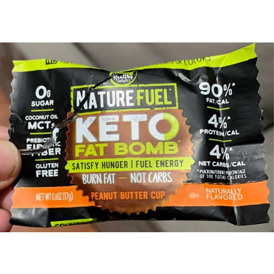 Keto Fat Bomb, Peanut Butter Cup