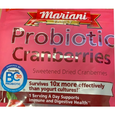 Probiotic Cranberries