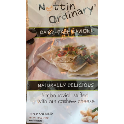Dairy- Free Ravioli Stuffed With Our Cashew Cheese