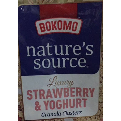 Nature's Source Granola Clusters, Luxury Strawberry & Yogurt