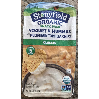 Snack Pack, Yogurt & Hummus