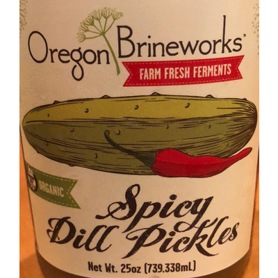 Spicy Dill Pickles, Organic