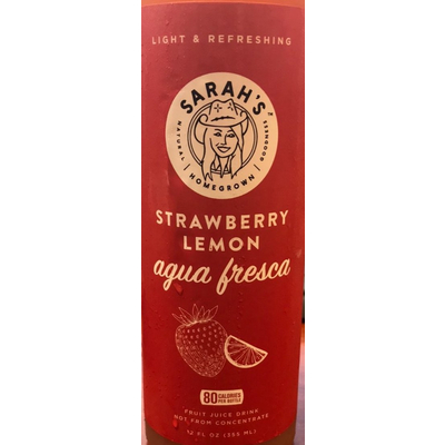 Strawberry Lemon Agua Fresca