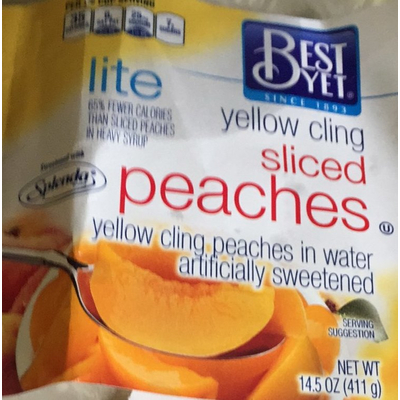 Lite, Sliced Peaches