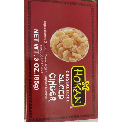 Crystallized Sliced Ginger