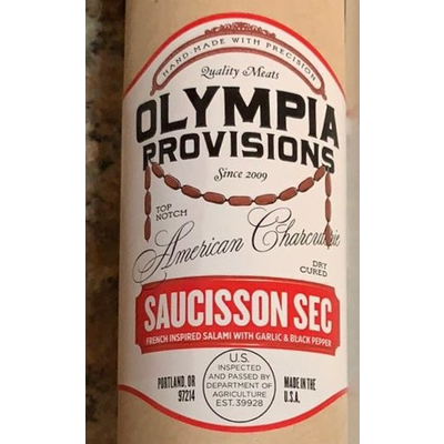 Saucisson Sec French Inspired Salami With Garlic & Black Pepper