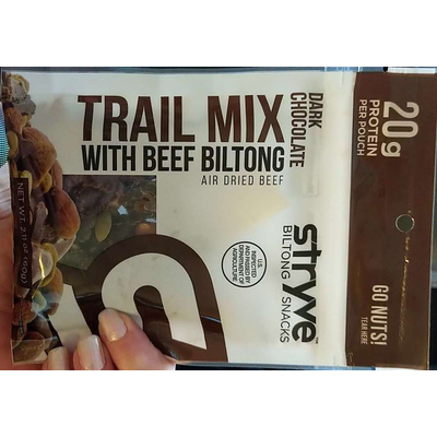 Dark Chocolate Trail Mix With Beef Biltong