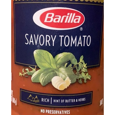 Pasta Sauce, Savory Tomato