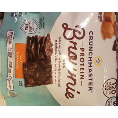 Protein Brownie Thins, Salted Caramel