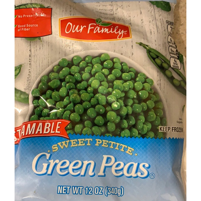 Steamable, Sweet Petite Green Peas