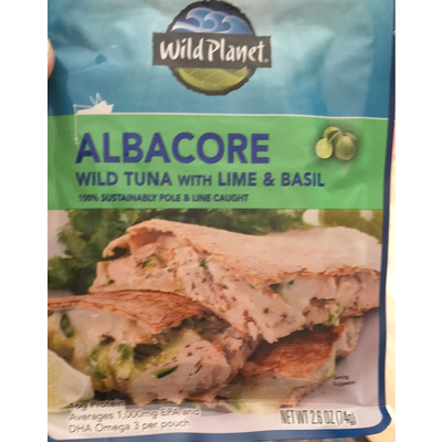 Albacore, Wild Tuna with Lime & Basil