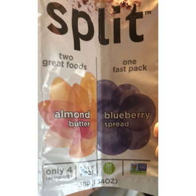 Two Great Foods, Almond Butter, Blueberry Spread