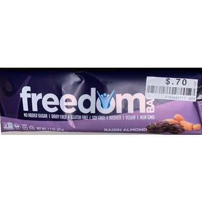 Raisin Almond Bar