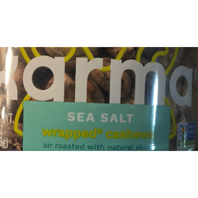 Sea Salt, Wrapped Cashews
