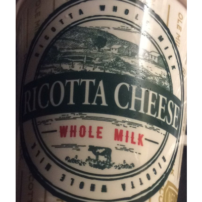 Ricotta Cheese, Whole Milk