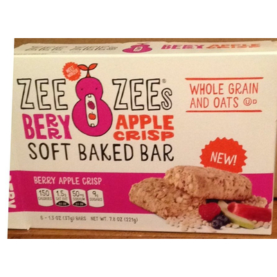 Whole Grain And Oats, Berry Apple Crisp Soft Baked Bar